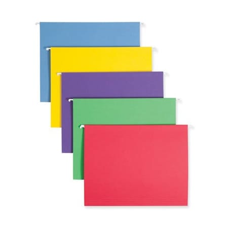 Smead Smead, COLOR HANGING FOLDERS WITH 1/3 CUT TABS, LETTER SIZE, 1/3-CUT TAB, ASSORTED, 25PK 64020